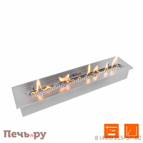 Биокамин угловой SteelHeat Long 800 фото 9