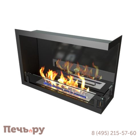 Биокамин угловой ZeFire Standart 700 левый/правый со стемалитом фото 2