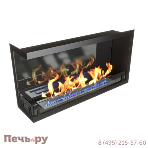 Биокамин угловой ZeFire Standart 900 левый/правый со стемалитом фото