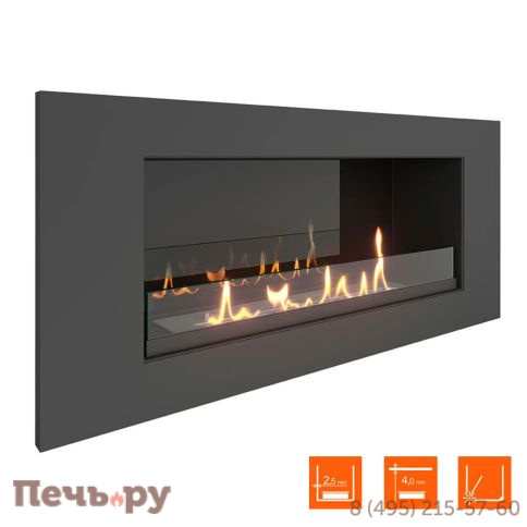 Биокамин в нишу SteelHeat  Long 900 Small фото 3