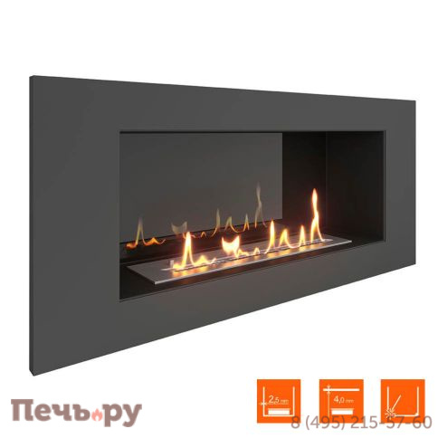 Биокамин в нишу SteelHeat  Long 900 Small фото 4