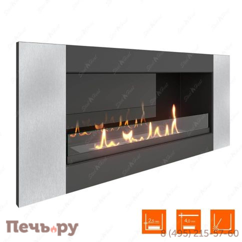 Биокамин в нишу SteelHeat Long-V 900 фото 3