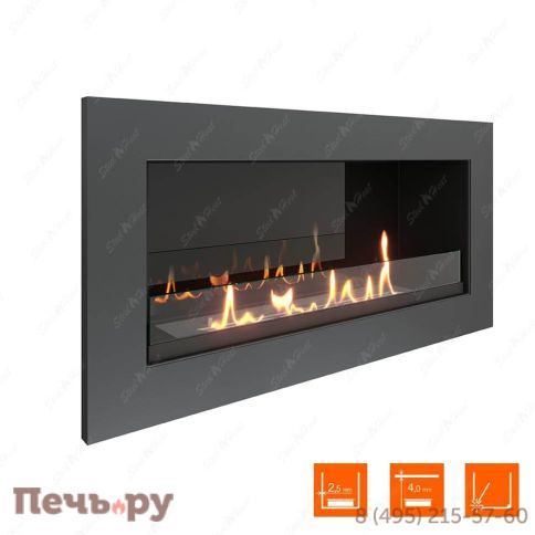 Биокамин в нишу SteelHeat One 800 фото 3