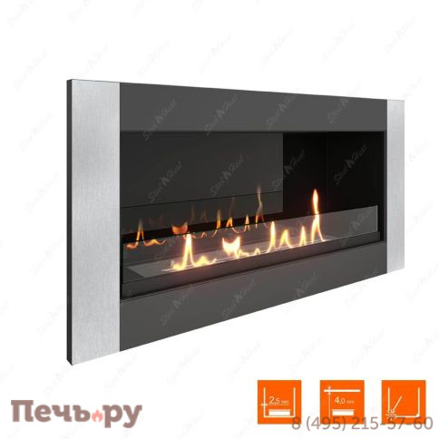 Биокамин в нишу SteelHeat One-V 800 фото 3