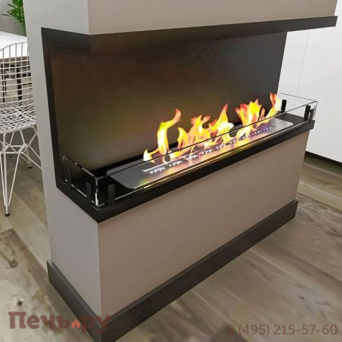 Биокамин ZeFire Contour 1100 торцевой (Estetic Flame) фото 3