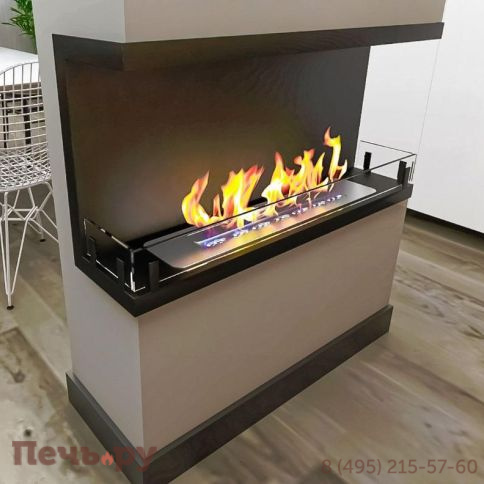 Биокамин ZeFire Contour 900 торцевой (Estetic Flame) фото 3