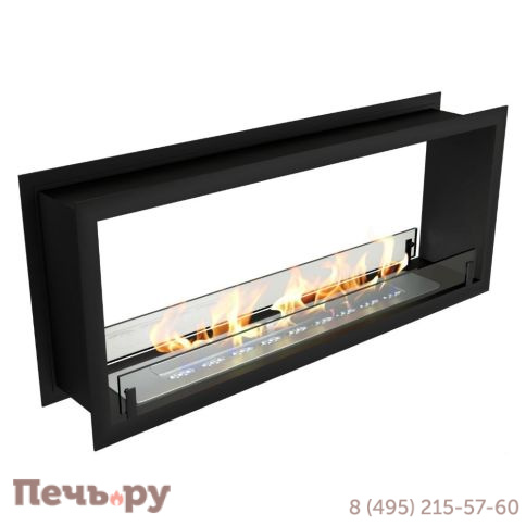 Биокамин ZeFire Contour сквозной 1100 (Estetic Flame) фото