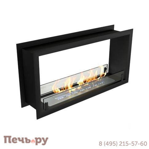 Биокамин ZeFire Contour сквозной 900 (Estetic Flame) фото