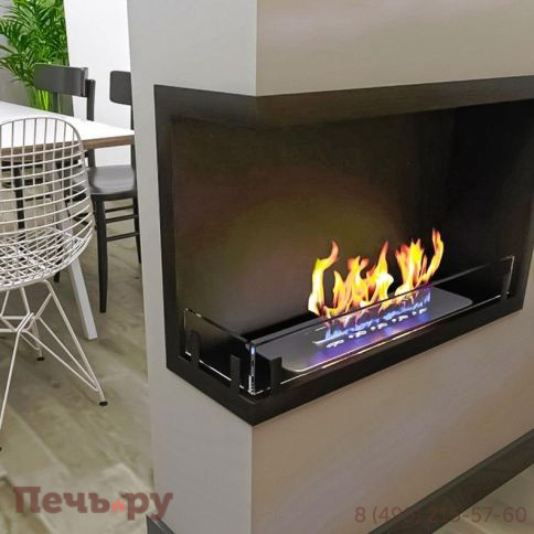Биокамин ZeFire Contour угловой 700 (Estetic Flame) левый/правый фото 5