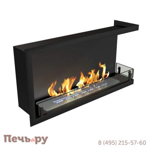 Биокамин ZeFire Contour угловой 900 (Estetic Flame) левый/правый фото 2