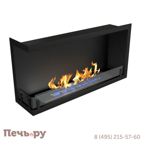 Биокамин ZeFire Contour угловой 900 (Estetic Flame) левый/правый фото