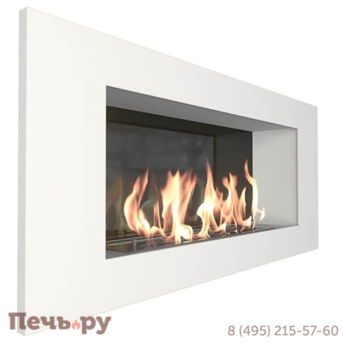 Биокамин ZeFire Elliot 900 белый со стемалитом фото
