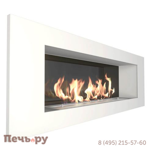 Биокамин ZeFire Elliot белый 1200 со стемалитом фото