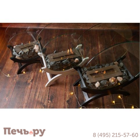 Биокамин ZeFire Iris Mini темный/светлый фото 9