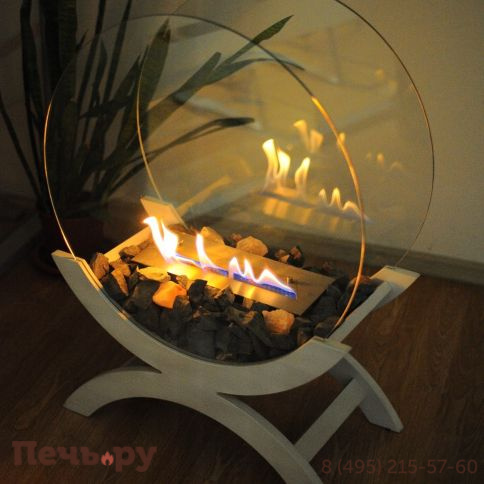 Биокамин ZeFire Iris средний темный/светлый фото 7