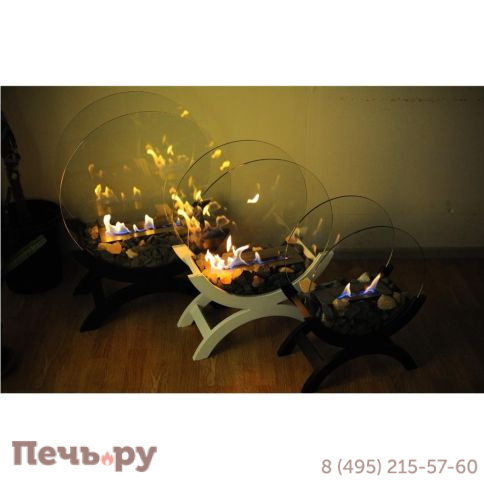 Биокамин ZeFire Iris средний темный/светлый фото 9