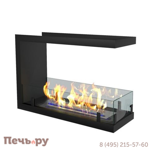 Биокамин ZeFire торцевой сквозной Standart 700 фото