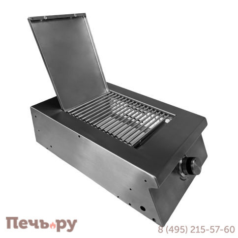 Боковой столик B-fire с с решеткой и инфракрасной горелкой (нержавеющая сталь) фото 4