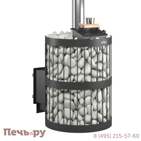 Чугунная банная печь Этна 18 (ДТ-4) Закрытая каменка Стандарт фото 2