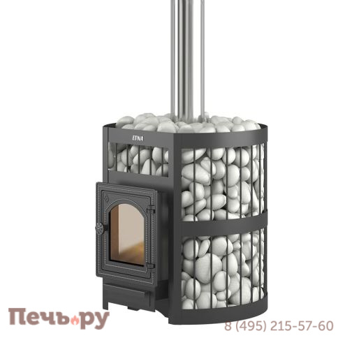 Чугунная банная печь Этна 18 (ДТ-4С) Стандарт б/в фото