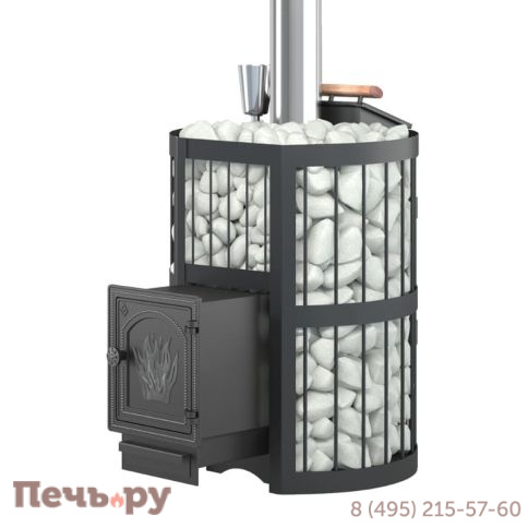 Чугунная банная печь Этна 24 (ДТ-4) Закрытая каменка Стандарт фото