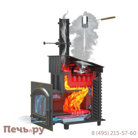 Чугунная банная печь GFS  15П фото 4
