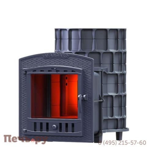 Чугунная банная печь GFS Авангард 24 (М) под обкладку фото