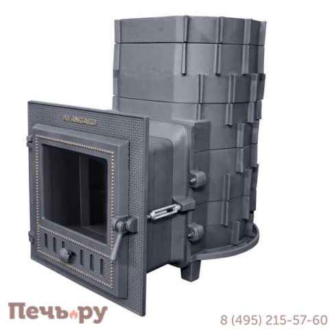 Чугунная банная печь GFS  Авангард 30 (М) под обкладку фото
