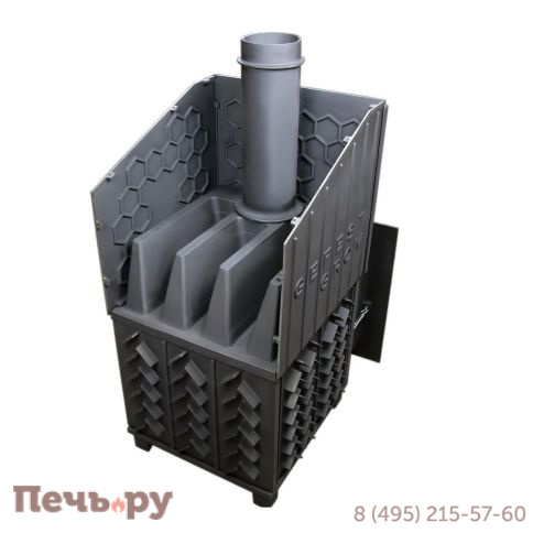 Чугунная Банная Печь GFS  ГРОМ фото 2