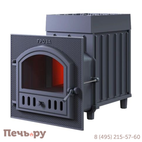 Чугунная банная печь GFS Гроза 18 (П) под обкладку фото