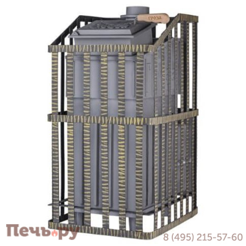 Чугунная банная печь GFS Гроза 18 (П) Ураган фото 3