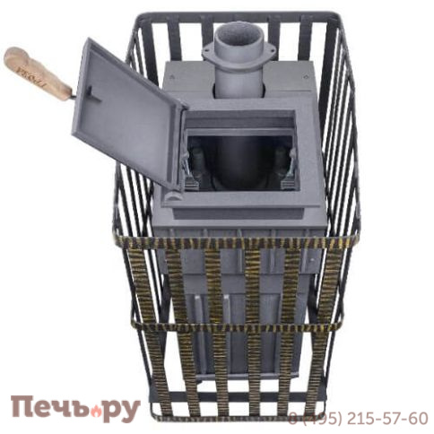 Чугунная банная печь GFS Гроза 18 (П) Ураган фото 4