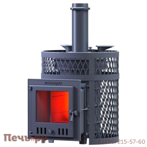 Чугунная банная печь GFS Искандер ЗК 18 (M) Ураган фото