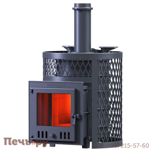 Чугунная банная печь GFS Искандер ЗК 25 (M) Ураган фото