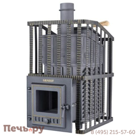 Чугунная банная печь GFS  Ураган 15М фото