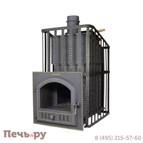 Чугунная Банная Печь GFS  Ураган 35П фото