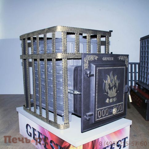 Чугунная Банная Печь GFS  в сетке 15 фото 5