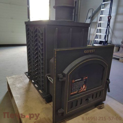 Чугунная банная печь GFS в сетке 15П фото 12