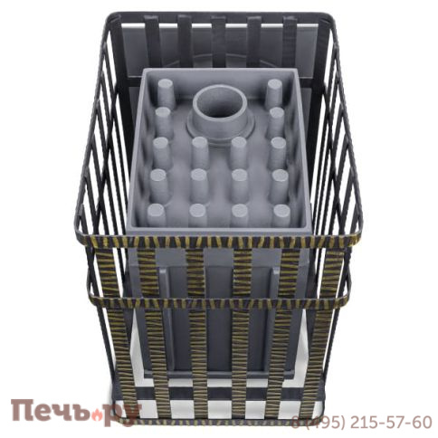 Чугунная банная печь GFS в сетке 15П фото 3