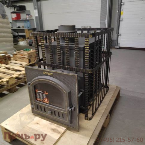 Чугунная банная печь GFS в сетке 15П фото 9