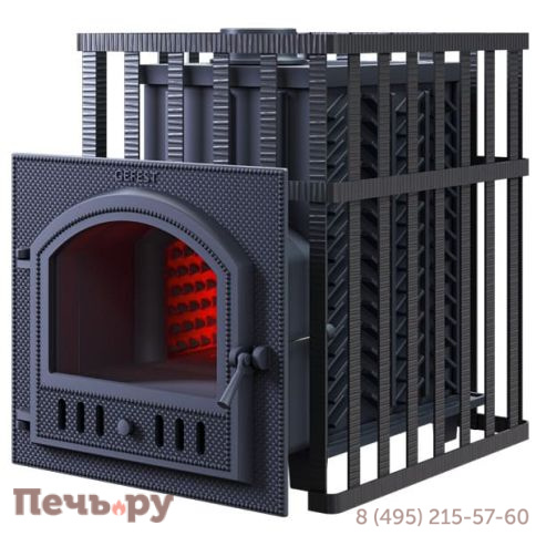 Чугунная банная печь GFS в сетке 15П фото