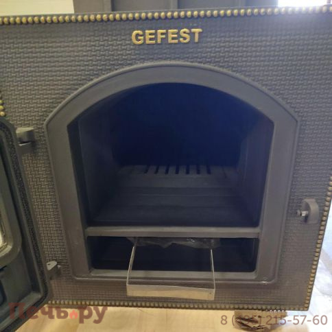 Чугунная банная печь GFS  в сетке 35М (ПБ-02 МС) фото 5