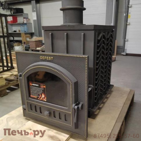 Чугунная банная печь GFS  в сетке 35М (ПБ-02 МС) фото 8