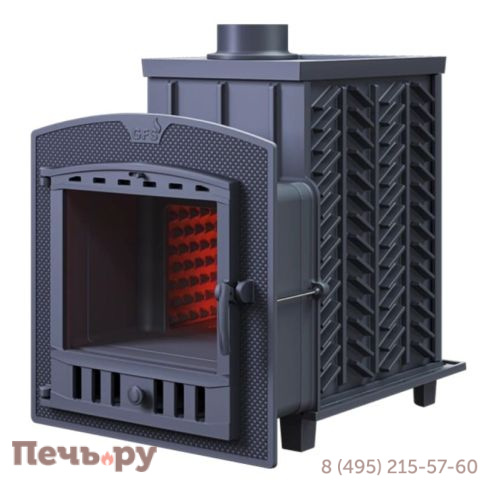 Чугунная банная печь GFS ЗК 18 (П2) под обкладку фото