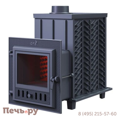Чугунная банная печь GFS ЗК 25 (М) под обкладку фото