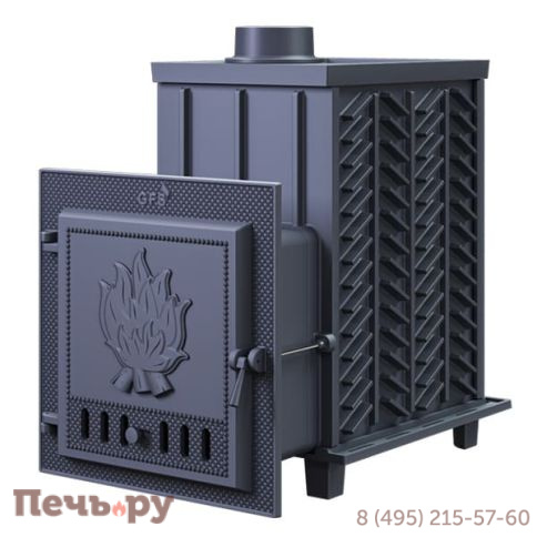 Чугунная банная печь GFS ЗК 25 под обкладку фото