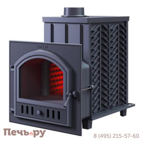 Чугунная банная печь GFS ЗК 45(М) под обкладку фото