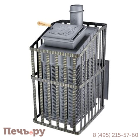 Чугунная банная печь GFS ЗК Ураган 30 (М) фото 2