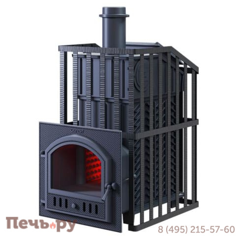 Чугунная банная печь GFS ЗК  Ураган 30 (П) фото