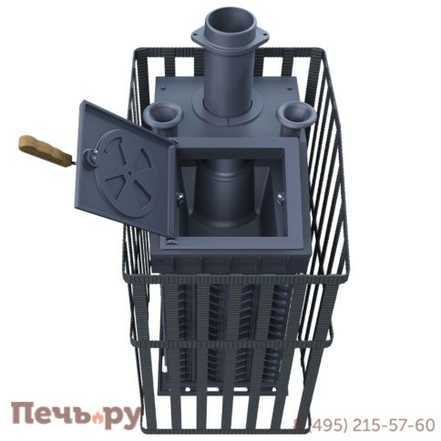 Чугунная Банная Печь GFS ЗК Ураган 40 фото 2
